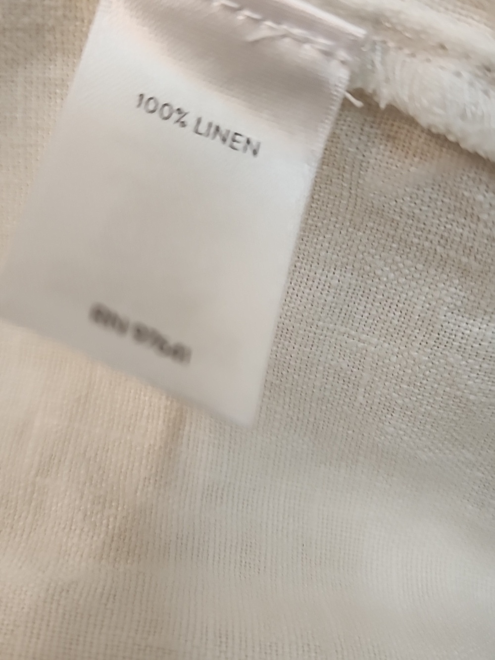 Pure Jill 100% Linen White Shorts Elastic Waist 4 Pockets. Wide Hem - Picture 3 of 7